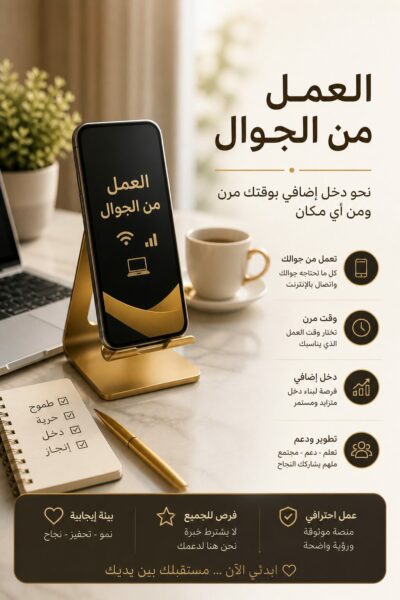 العمل عبر الجوال Mobile Work Hub 2